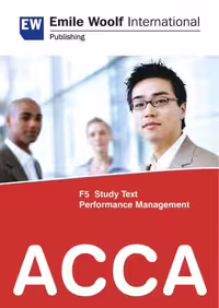 خرید و دانلود نسخه کامل کتاب ACCA F5 Performance Management - 2010 - Study text - Emile Woolf Publishing