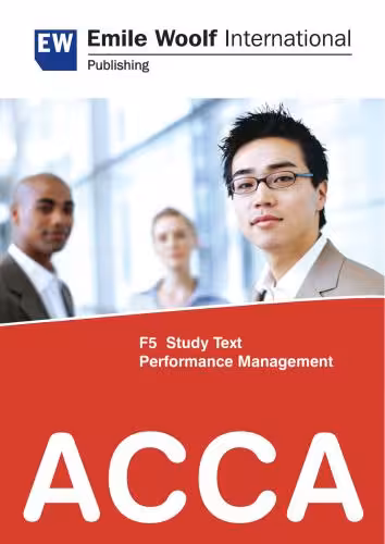 خرید و دانلود نسخه کامل کتاب ACCA F5 Performance Management - 2010 - Study text - Emile Woolf Publishing