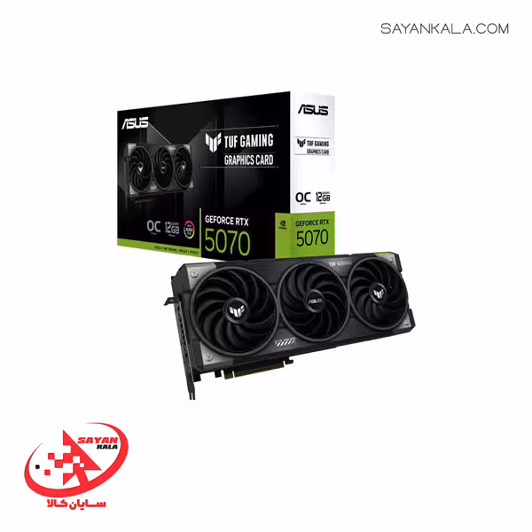 کارت گرافیک ایسوس مدل GRAPHICS CARD ASUS TUF GAMING OC Geforce RTX 5070 12GB