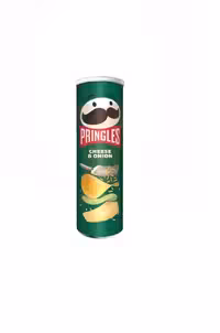 چیپس پرینکلس PRINGLES با طعم CHEESE & ONION وزن 165 گرم