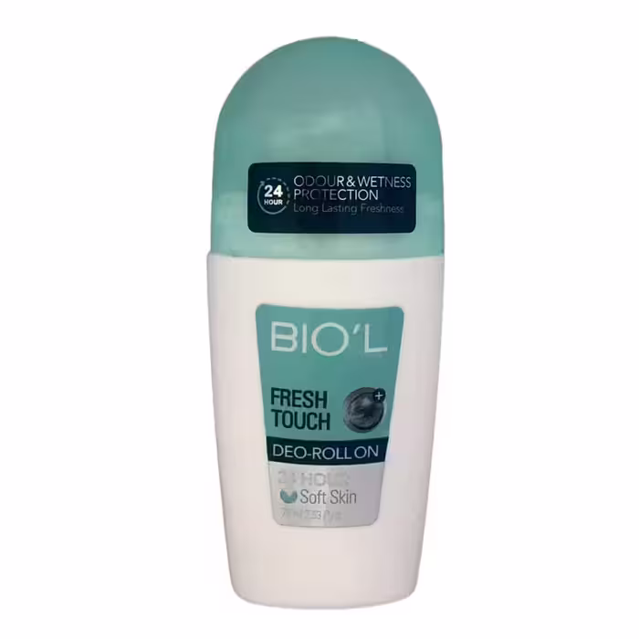 مام رول ضد تعریق زنانه فرش تاچ بیول(BIOL)- 75میلی لیتر fresh Touch deo mum roll BIOL75 mil