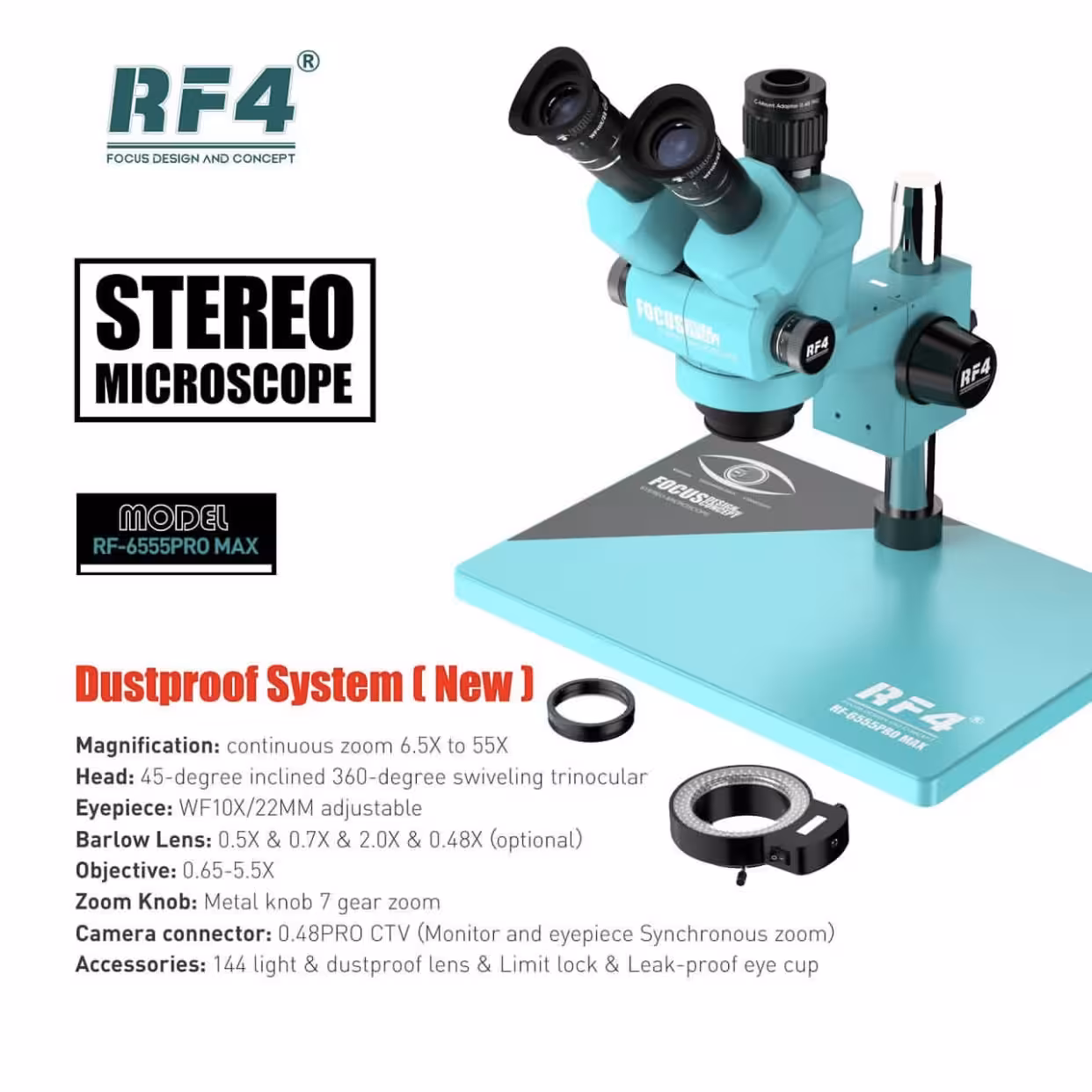 لوپ سه چشم RF4 RF-6555 PRO MAX