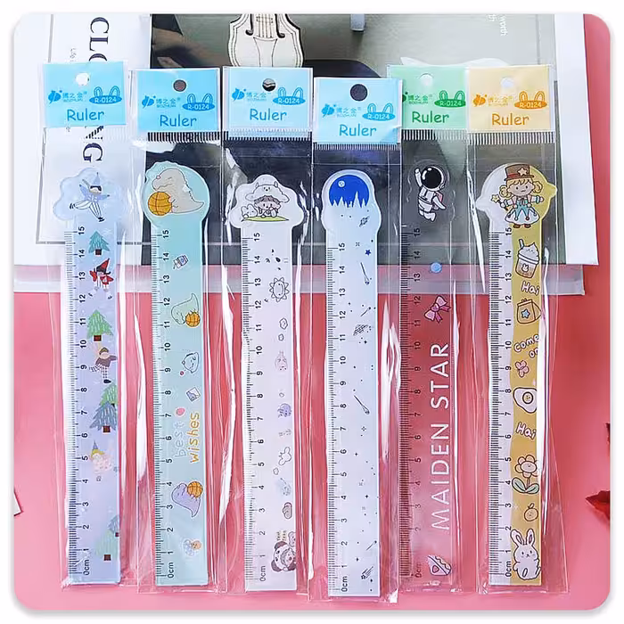 خط کش 15 سانتی فانتزی (مدل رندوم)