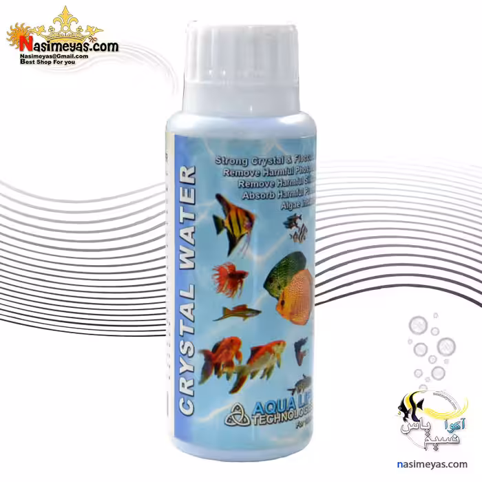 محلول شفاف کننده اب آکواریوم کریستال واتر آکوا لایف