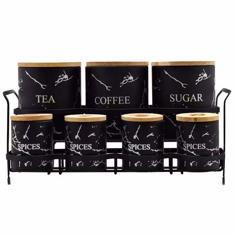 جا ادویه 7 پارچه بی.وی.کی مدل Marble کد 865581