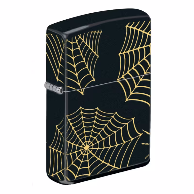 فندک زیپو Zippo مدل Z-MP405639-218 | فندک بنزینی طرح کلکسیونی Deep Chrome Engraved | تارعنکبوت | ساخت آمریکا | با گارانتی مادام العمر | مناسب برای مجموعه‌داران و کلکسیونرها