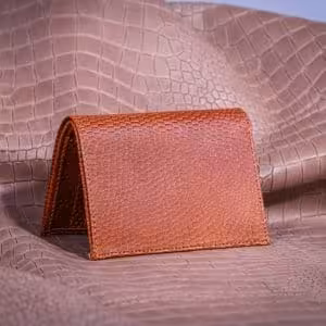 کیف جیبی چرمی قهوه ای روشن کد 207