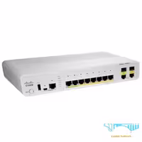سوئیچ شبکه سیسکو 8 پورت WS-C2960C-8PC-L ریفربیشد Managed PoE