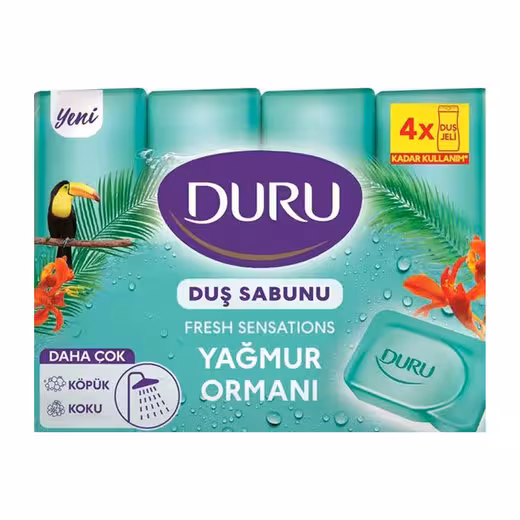 صابون حمام دورو DURU با رایحه جنگل،ترکیه 4عددی 600گرم
