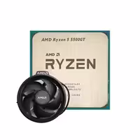 پردازنده دسکتاپ AMD مدل AMD Ryzen 5 5500GT • بدون جعبه و همراه با خنک کننده