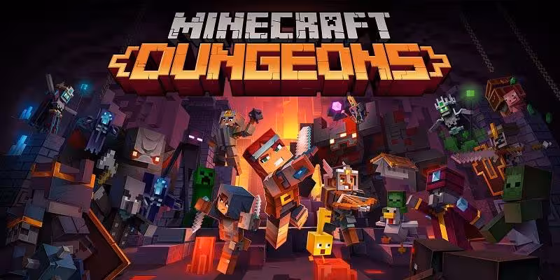 سی دی کی اورجینال بازی Minecraft Dungeons کامپیوتر (PC)