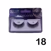 مژه جفتی 3D نایس لیدی شماره 18