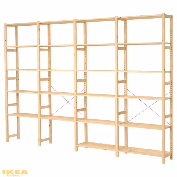 قفسه کتابخانه IVAR 4 | برند ایکیا | ارسال 15 الی 20 روز کاری