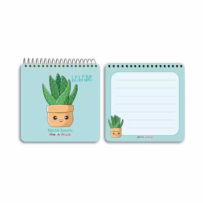دفترچه یادداشت 10×10 طلقی فانتزی