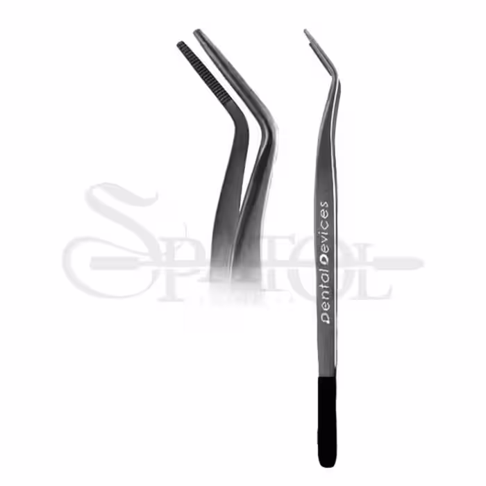 پنس دوخم بدون عاج Tweezer دنتال دیوایسDental Devices