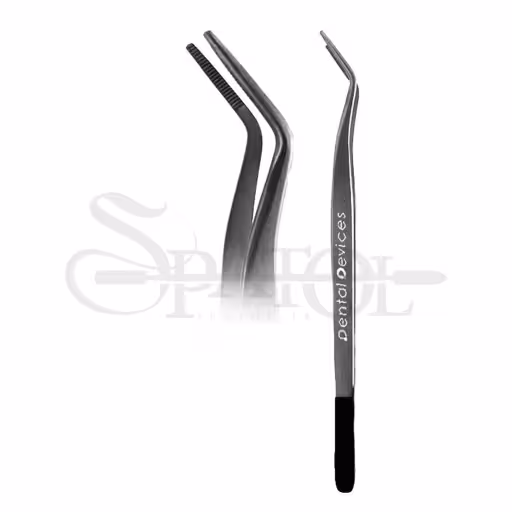 پنس دوخم بدون عاج Tweezer دنتال دیوایسDental Devices