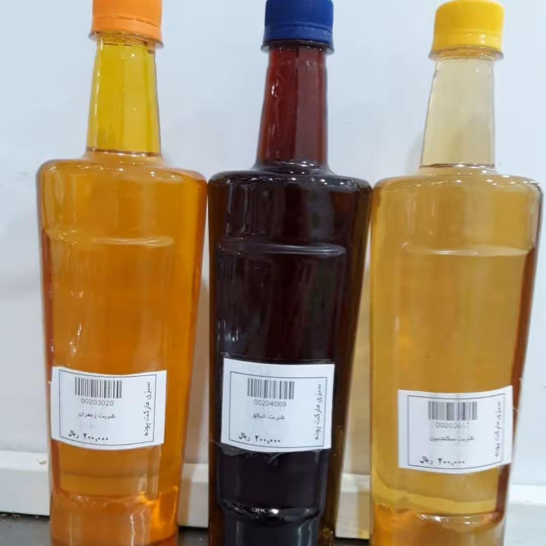 شربت گیاهی غلیظ زعفران(خانگی)