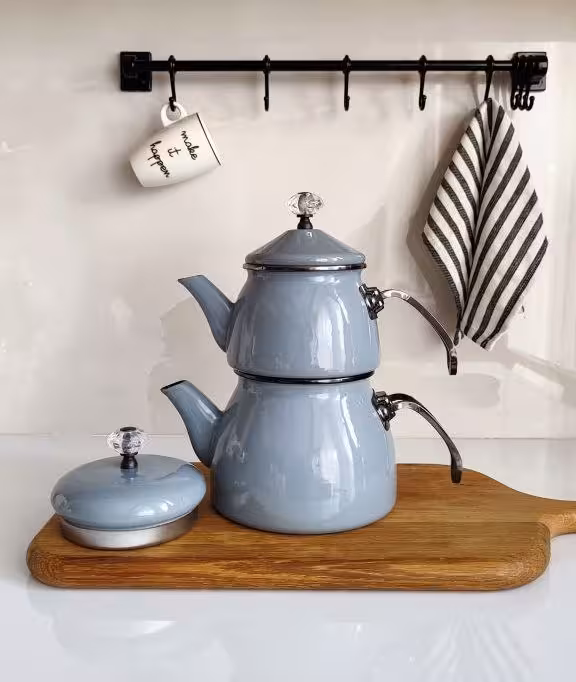 کتری قوری لعابی شاهین کد 111