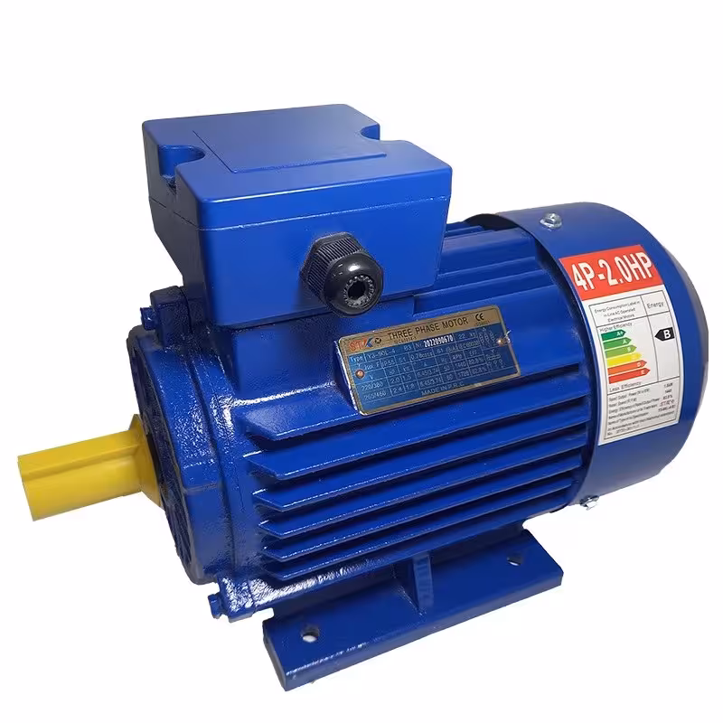 الکتروموتور پوسته چدن 1.5 کیلووات 2 اسب 1400دور سه فاز 