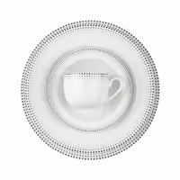 سرویس 102 پارچه 12 نفره طرح مون بلان مشکی