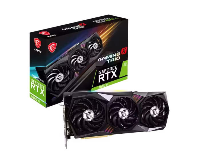 کارت گرافیک MSI Gaming X Trio مدل NVIDIA RTX 3080ti