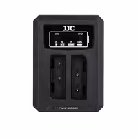 شارژر دوقلو USB باتری دوربین فوجی فیلم جی جی سی مدل DCH-NP95