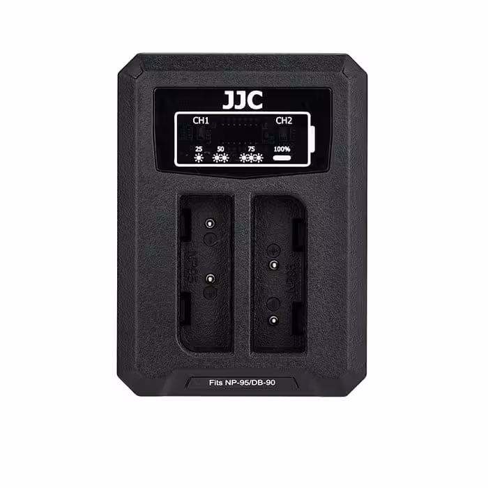 شارژر دوقلو USB باتری دوربین فوجی فیلم جی جی سی مدل DCH-NP95