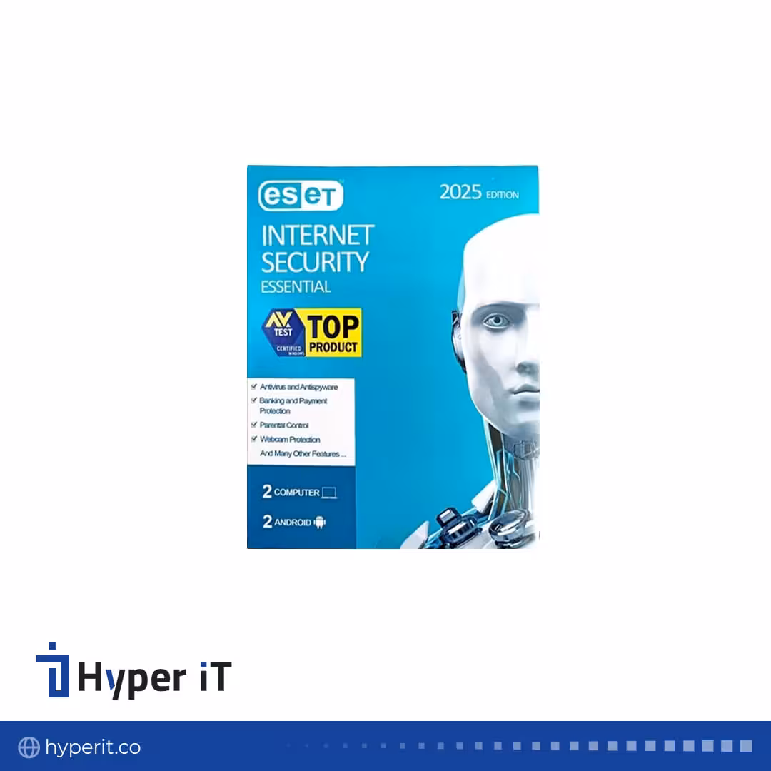 آنتی ویروس ESET یک ساله دو کاربر کامپیوتر دو کاربر موبایل بدونCD