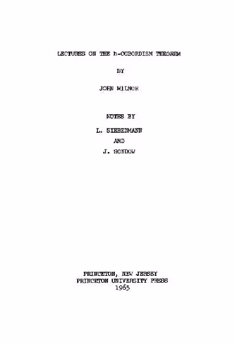 خرید و دانلود نسخه کامل کتاب Lectures on the h-cobordism theorem