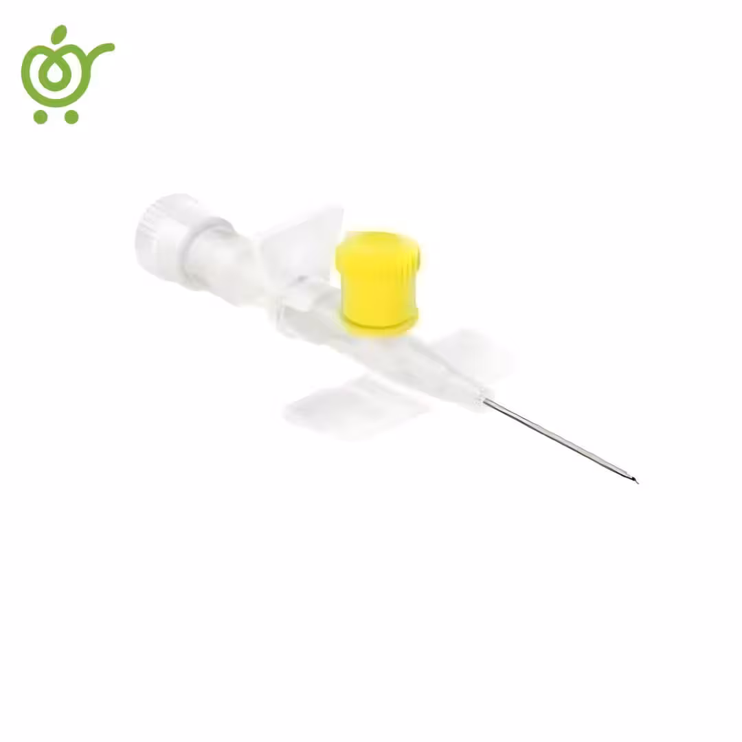 خرید آنژیوکت زرد (سایز 24) برند plusflon - فروشگاه کالای پزشکی سیب 115 🍏