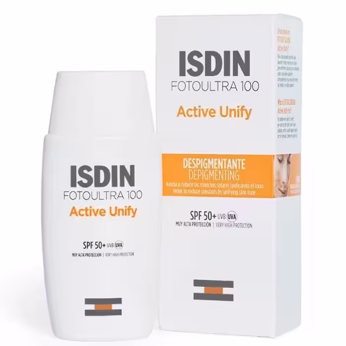 ضد آفتاب اکتیو یونیفای ضد لک SPF50ایزدین حجم 50 میل