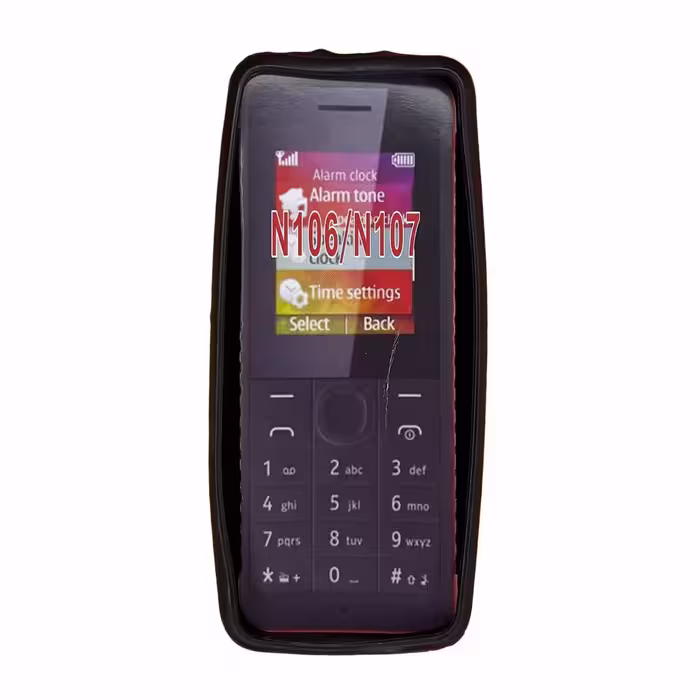 کاور ژله ای مشکی Nokia N107