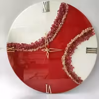 ساعت دیواری رزینی مدرن قطر60