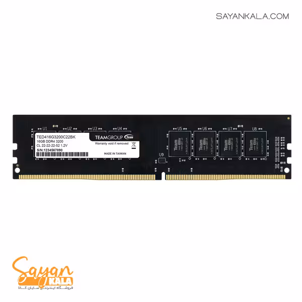 رم دسکتاپ تیم گروپ مدل RAM TEAM GROUP ELITE 8GB 3200MHZ CL22