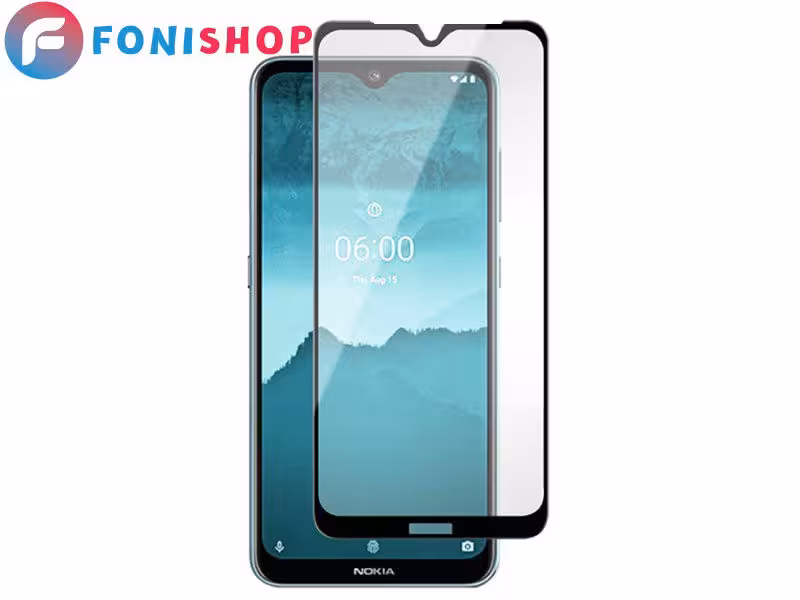 گلس محافظ صفحه نمایش فول تمام صفحه نوکیا Nokia 7.2