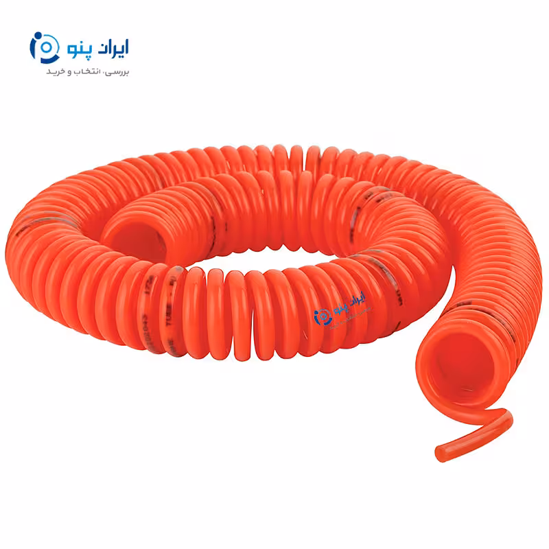 شلنگ فنری پنوماتیک 5 متری سایز 8 ایرمد airmod | مدل ASPU 5*8