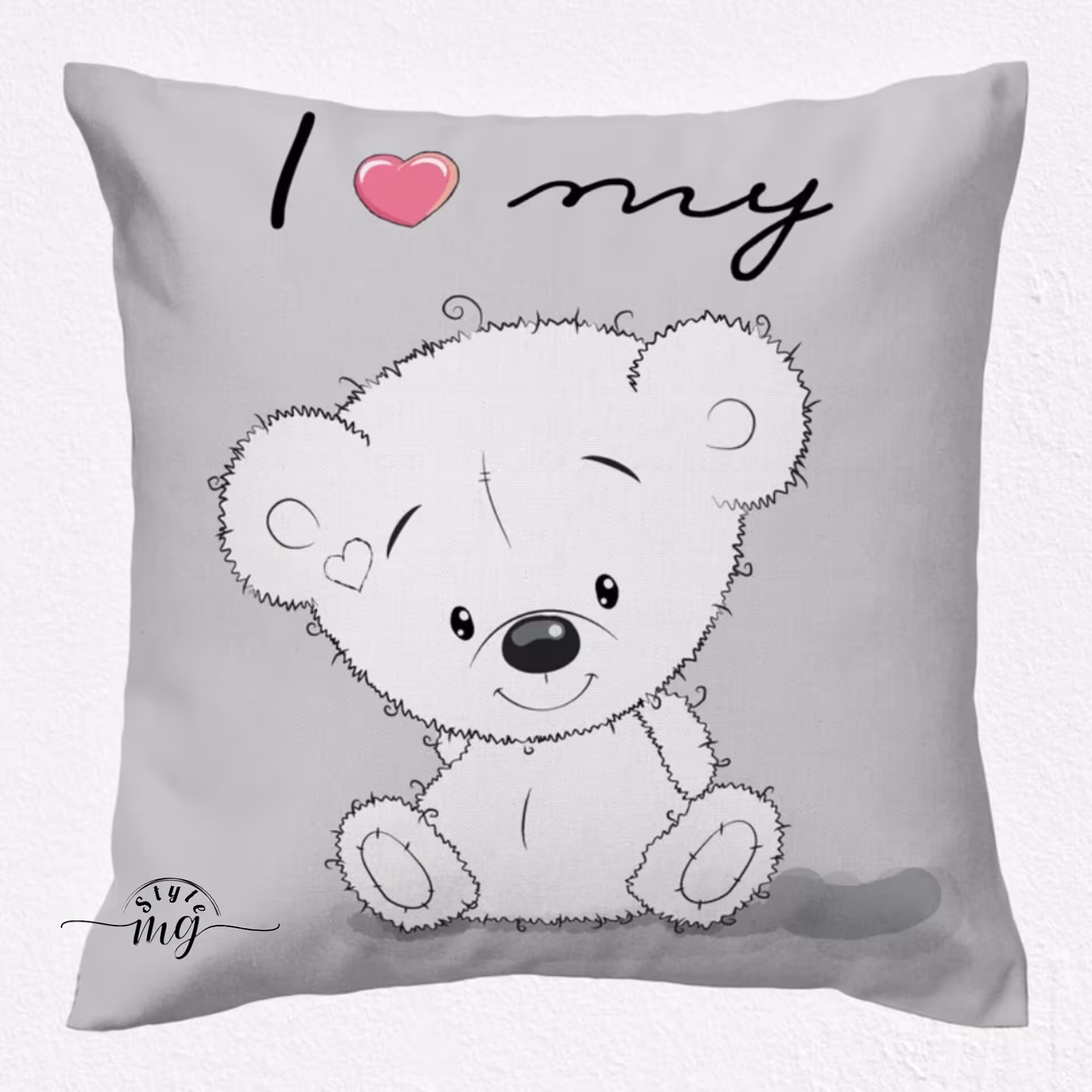 کاور کوسن کودک مدل خرس دورو کد 9965