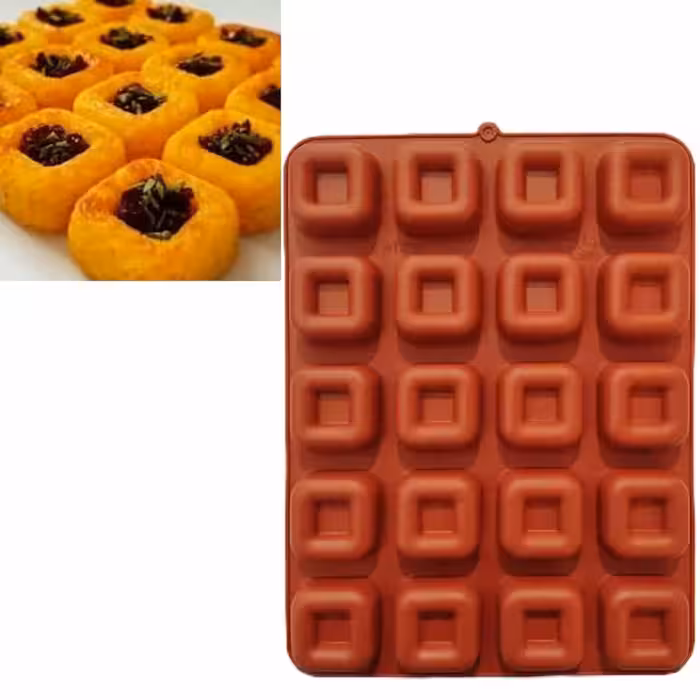 قالب سیلیکون مربع ساوارین بزرگ