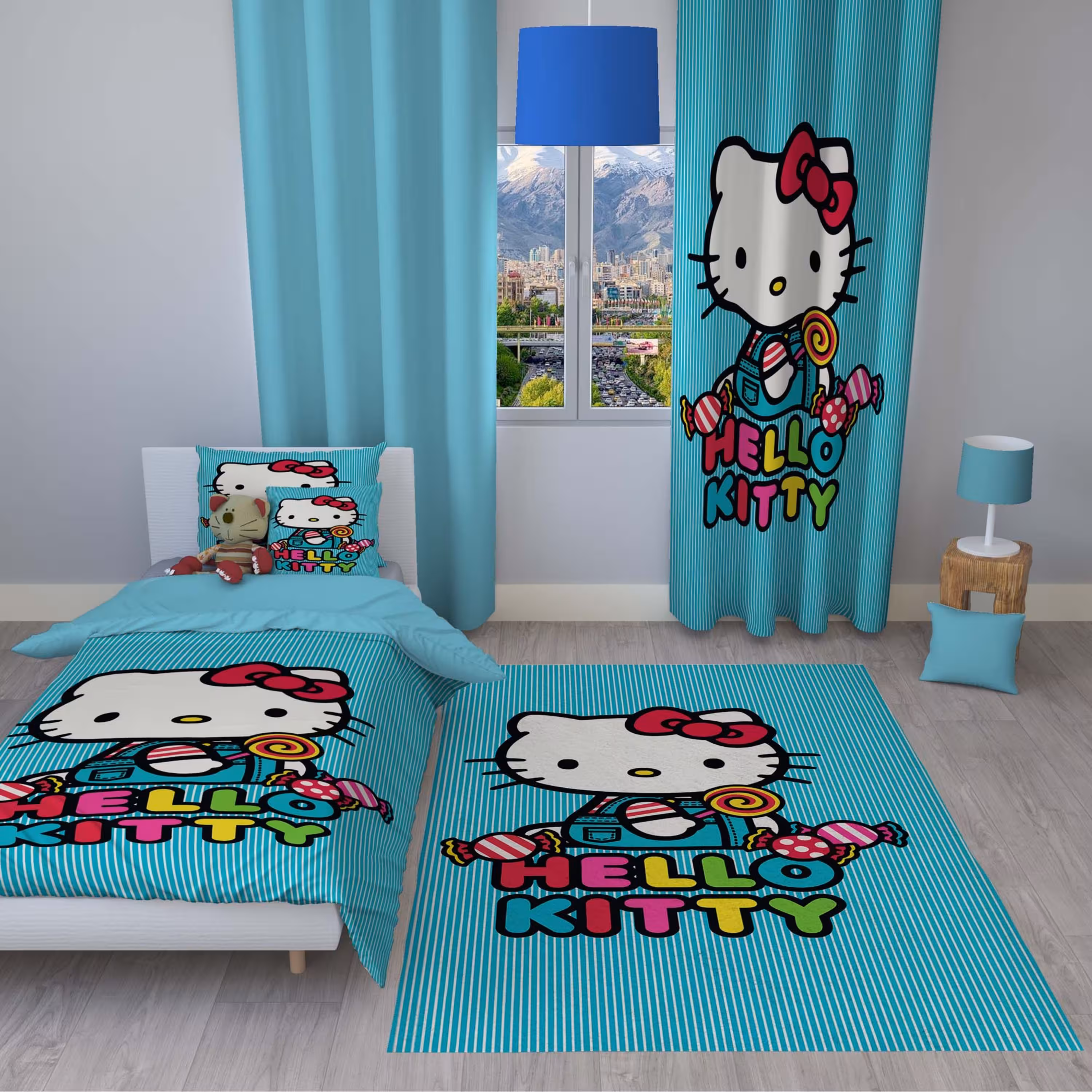 سرویس روتختی مدل 132 یک نفره 4 تکه سایز 140x230