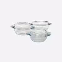 ست 3 قابلمه فر بزرگ پیرکس کد 340