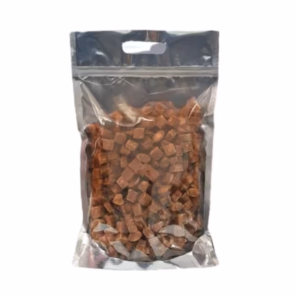 قند قهوه ای طعم گل محمدی 900 گرمی | تضمین کیفیت