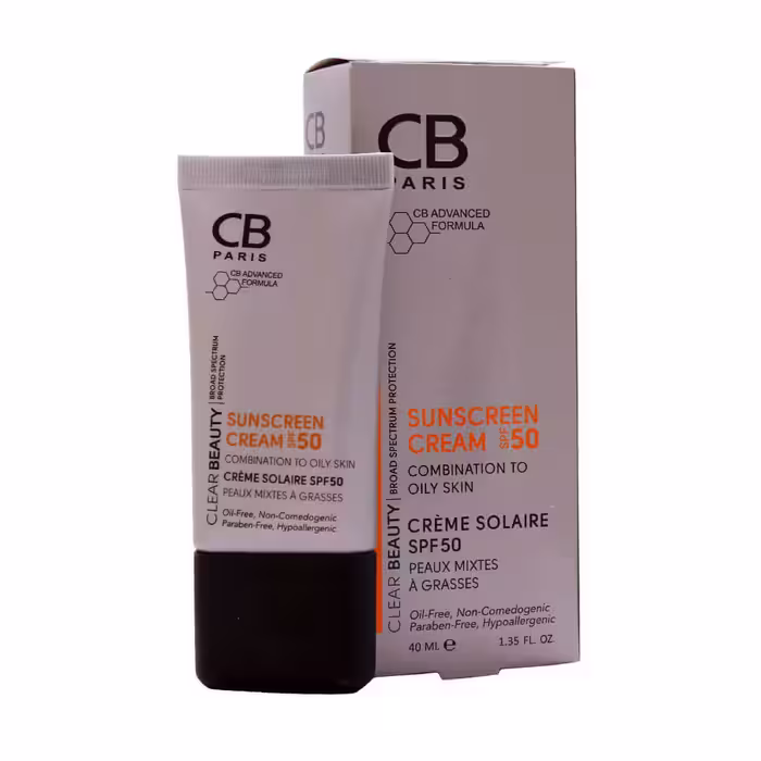 کرم ضد آفتاب SPF50 پوست مختلط تا چرب سی بی