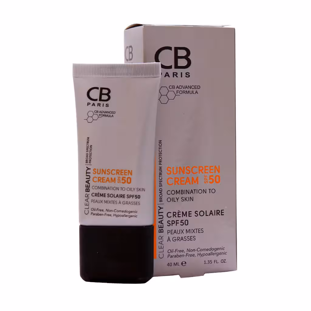 کرم ضد آفتاب SPF50 پوست مختلط تا چرب سی بی