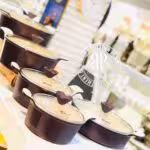 کاندید سرویس قابلمه  10 پارچه اسکار بایو گرانیت زرشکی  00109013