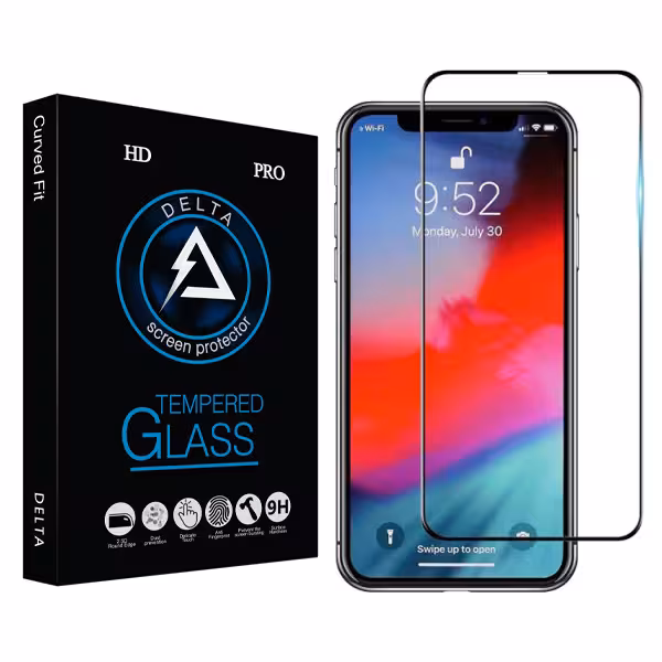 محافظ صفحه نمایش سرامیکی مات دلتا مدل PRO مناسب برای گوشی موبایل اپل Iphone xr