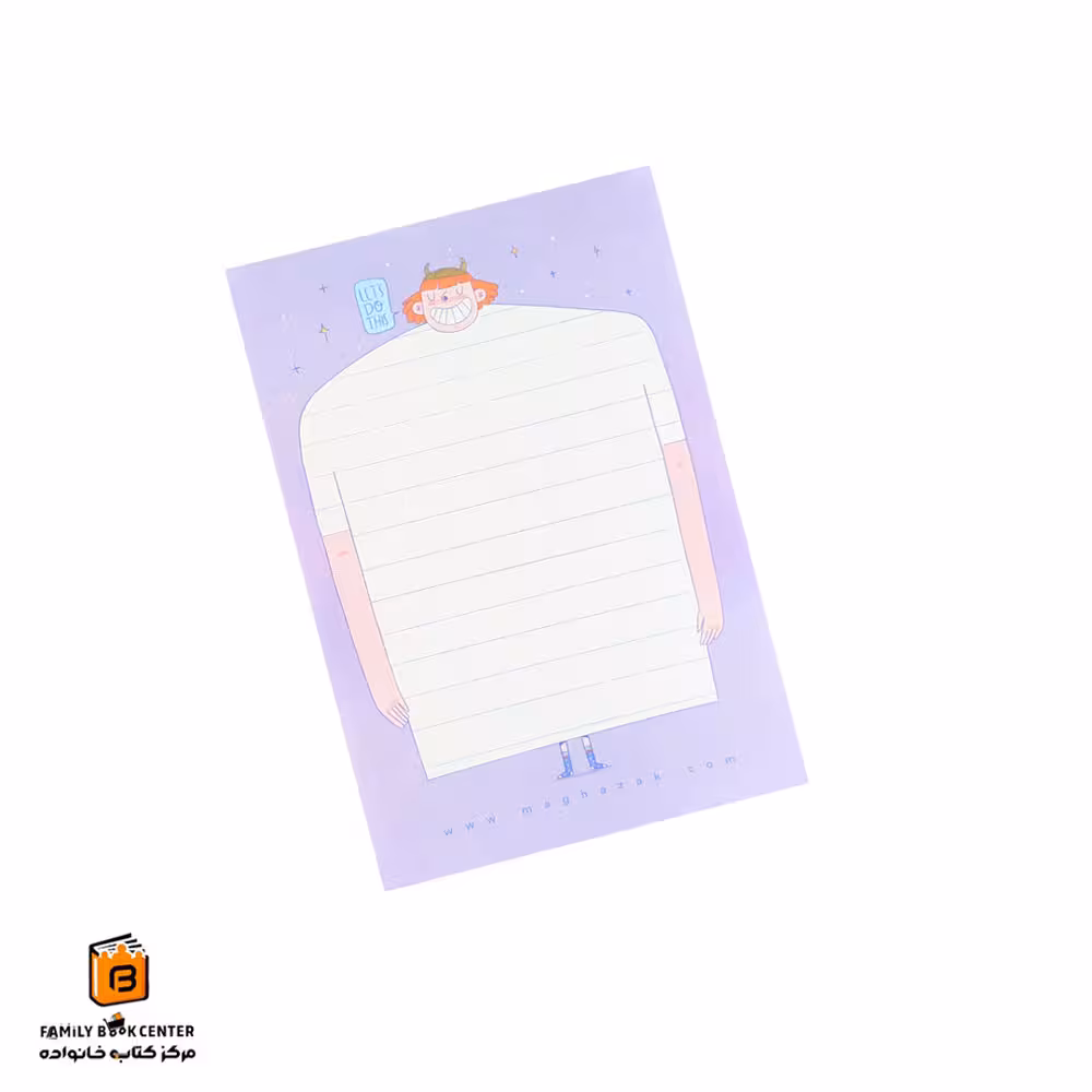 نوت پد A6 طرح دیوک مغازک (Maghazak)