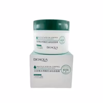 ماسک صورت بایو آکوا مدل آنتی آکنه سالیسیلیک اسید وزن 120 گرم