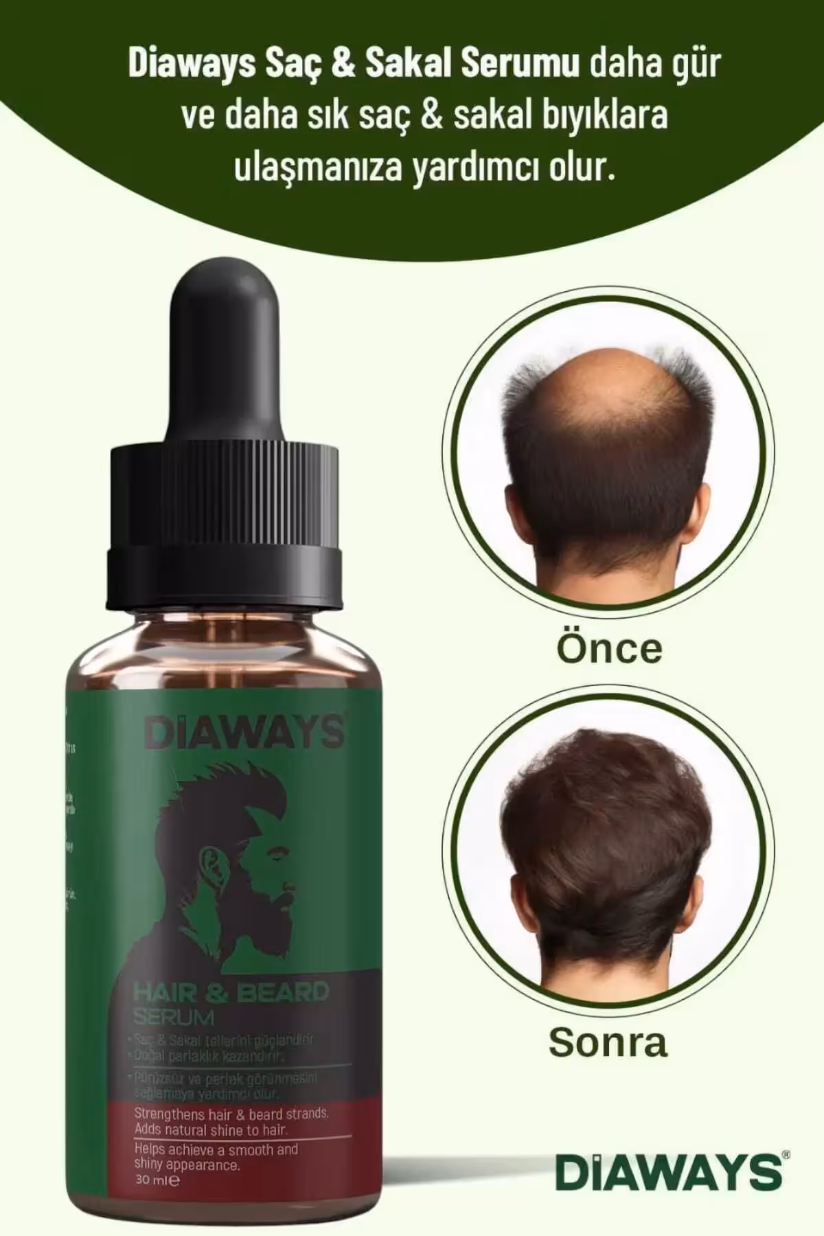 سرم تقویت کننده مو و ریش روغن مغذی - 8075