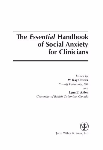 خرید و دانلود نسخه کامل کتاب The Essential Handbook of Social Anxiety for Clinicians
