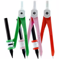 پرگار مدادی پلاستیکی بسته 1 عددی